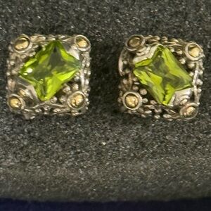 John Hardy 18k gold/.925 Exquisite Earrings